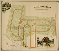 Kensington Maryland map image